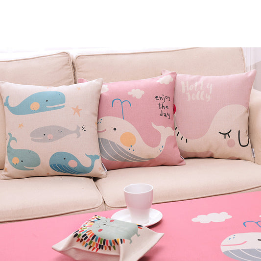 Cute Cotton And Linen Cloth Art Throw Pillow Cushion Pillowcase