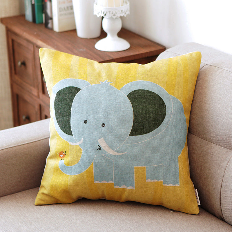 Cute Cotton And Linen Cloth Art Throw Pillow Cushion Pillowcase